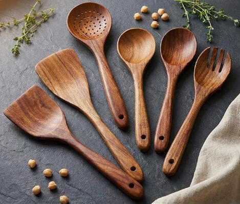Wooden Utensils Set